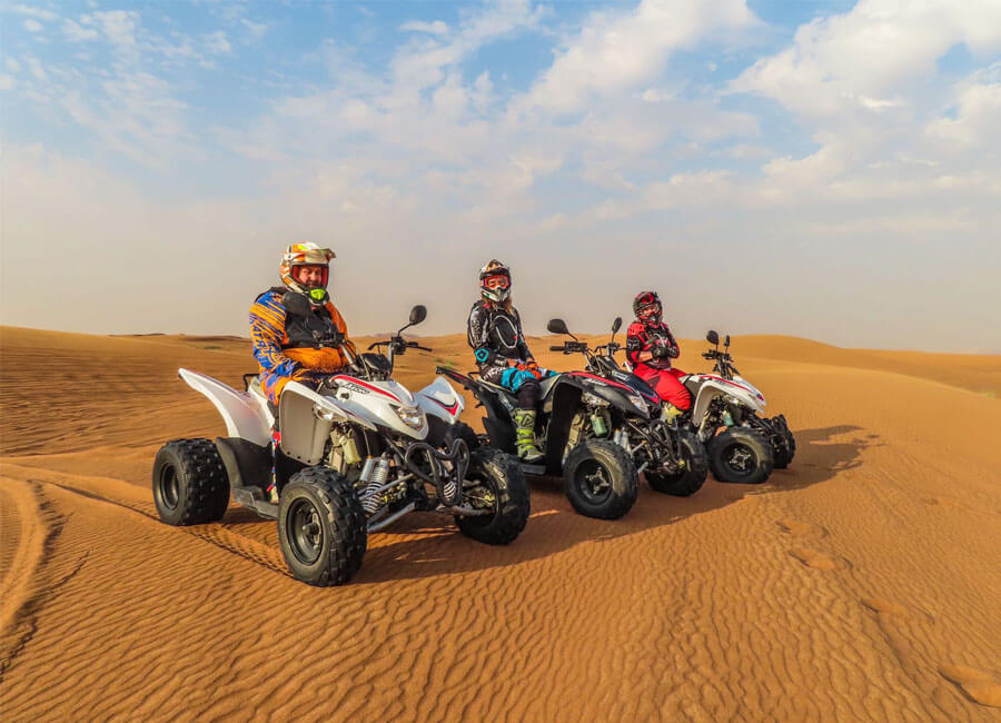Unleash the beast of the dunes with the Yamaha Raptor 700CC — one of the most powerful and thrilling quad bike experiences in Dubai’s desert. Designed for experienced riders and thrill-seekers, this aggressive machine combines raw power, high torque, and excellent handling for a next-level ride.