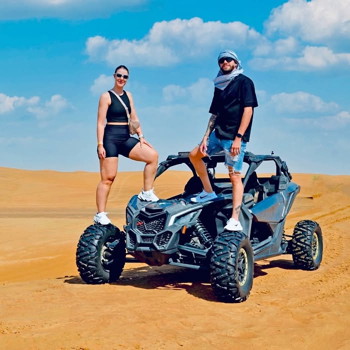 Experience extreme desert thrills with the Can-Am Maverick X3 – a beast of a buggy built for off-road dominance. With Turbocharged 195hp power, long-travel suspension, and racing-style bucket seats, this 2-seater buggy is designed for adrenaline seekers who want premium performance on Dubai’s stunning red dunes.